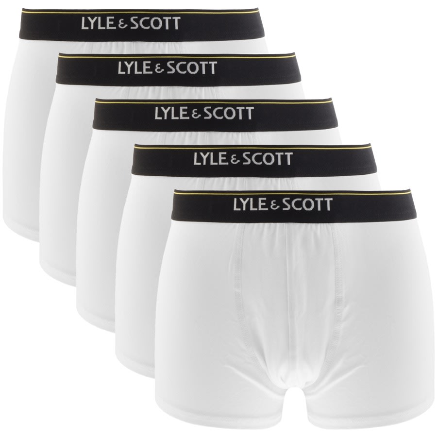 Alternative Image for ProductLyle And Scott Five Pack Trunks White1